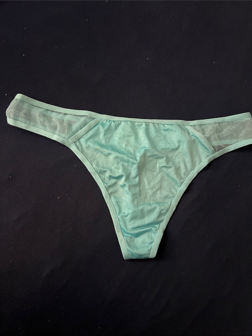 Victoria’s Secret satin mesh thong